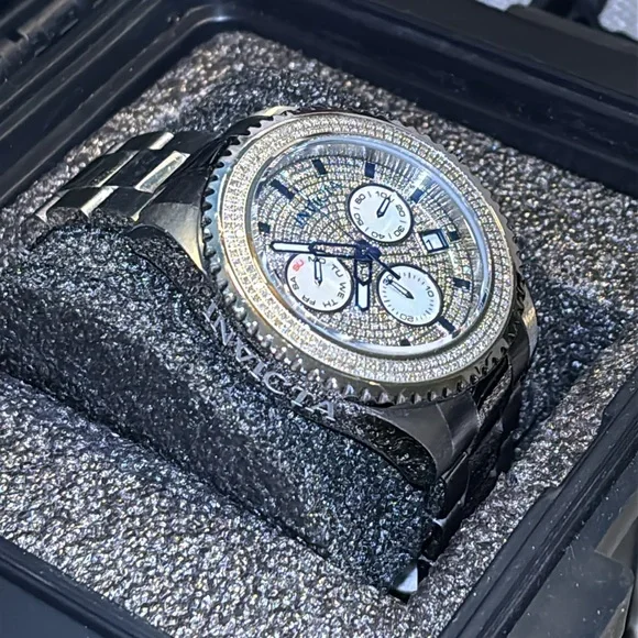 1.97 CT. DIAMOND INVICTA GRAND DIVER SWISS RHONDA Z60 CALIBER 47MM (31990) - Picture 5 of 10